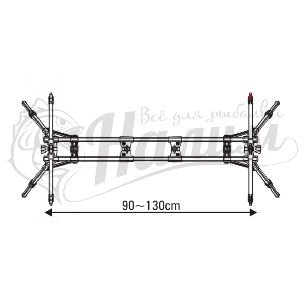 Подставки под удилища - Род под на 4 удилища (копия)