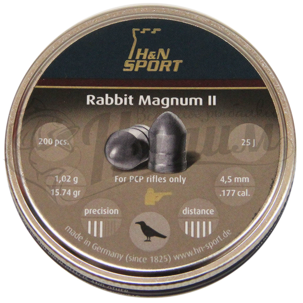 Пули пневматические H&N Rabbit Magnum 2 4.5 мм