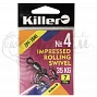 Вертлюг Killer Rolling Swivel ZPY-1040 №4